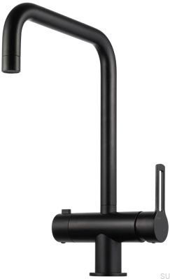 Кухонный смеситель с клапаном для посудомоечной машины RIN984, латунь, матово-черный