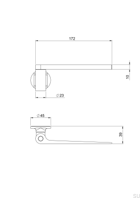 Держатель для кухонных полотенец TA300, сталь, матово-черный