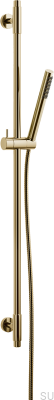 Душевая штанга с регулируемым настенным креплением TVM100 Brass Honey Gold