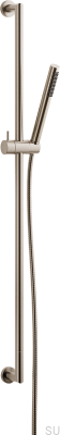 Душевая штанга TVM200, матовая никелированная латунь