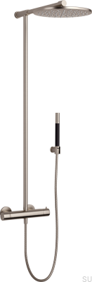 Душевой гарнитур TVM300, латунь, никель, матовый