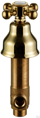 Клапан для посудомоечной машины, для установки на мойку VLV284, полированная латунь, нелакированный