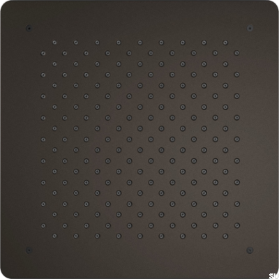 Квадратная скрытая лейка для душа с дождевой насадкой 400 ZSOF097, цвет латунь-коричневый