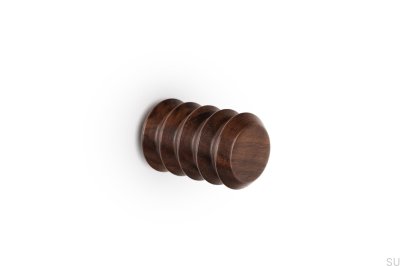 Деревянная настенная вешалка Pulse 28, цвет «Орех Эко»