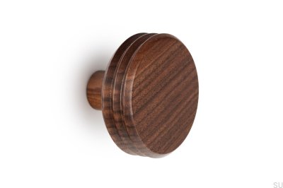 Настенная вешалка Pulse 90 из орехового дерева