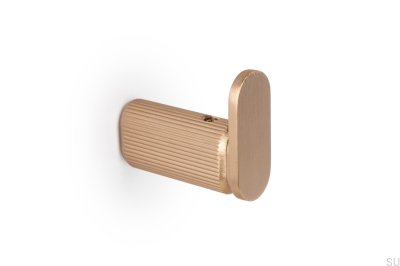 Настенная вешалка Brooklyn 15 из матового алюминия цвета золота Cava Eco