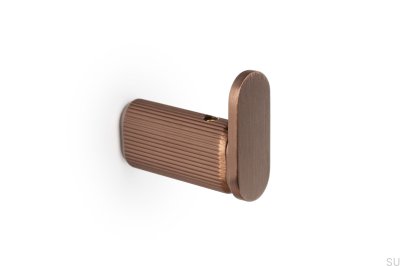 Настенная вешалка Brooklyn 15, алюминий, коричневый, матовый