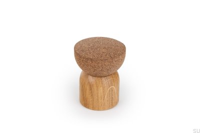 Дверной стопор для напольной печи 48, деревянный, дубовый, с пробкой