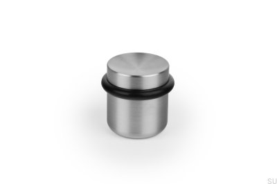 Дверной упор Luv 36, металлический, матовый никель