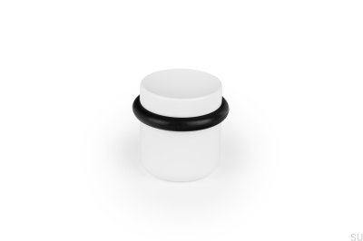 Дверной упор Luv 36, металлический, матовый белый