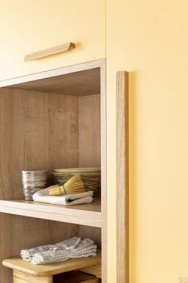 Ручка для мебели Flapp Wood 160 из дуба, нелакированная, удлиненная