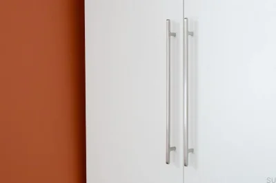 Удлиненная мебельная ручка Flat Line 430 из матовой стали