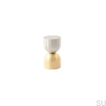 KN56MB/RB--Gałka-meblowa-Kokeshi-Mix-1832-Stal-Szczotkowana-Mosiądz-Szczotkowany-Nielakierowany-BB-Sweden-Skandynawskie-Uchwyty_1