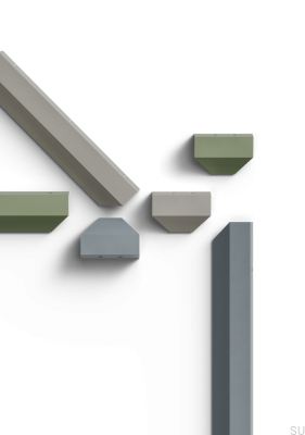 Мебельная ручка Modena 200 Metal Silk Grey Edge