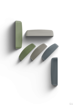 Ручка для мебели Pescara 64 Metal Silver Grey Shell