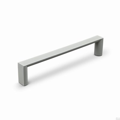 Удлинённая мебельная ручка Sala 128 Metal Silk Grey