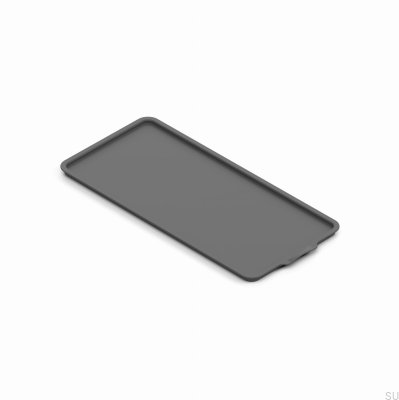 Крышка для мусорного ведра Leon 12л тёмно-серая