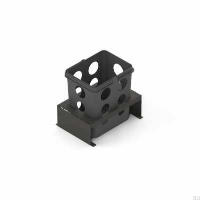 Система контейнеров для сортировки отходов Merida 40x35, темно-серый