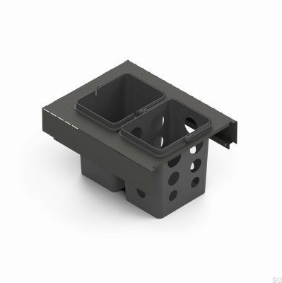 Система контейнеров для сортировки отходов Toledo 40x45, темно-серый