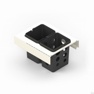 Система сортировки отходов Toledo 40x45 Silk White