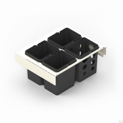 Система сортировки отходов Toledo 60x45 Silk White