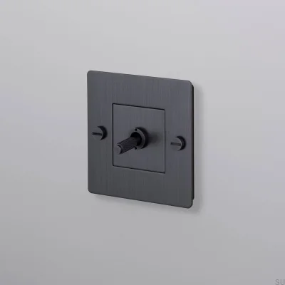 Одинарный переключатель без логотипа Cross 1G из обожжённой латуни европейского стандарта