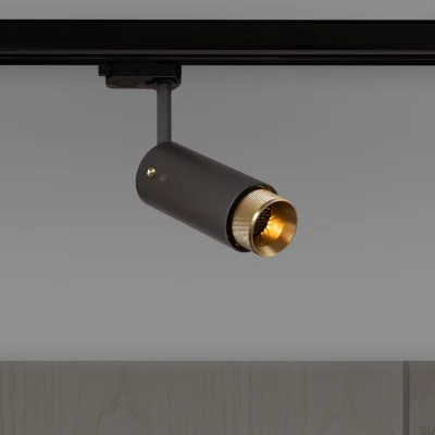 Прожектор для выхлопной трубы Cross Track, графитовая сталь с латунью