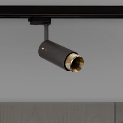 Прожектор для выхлопной трубы Cross Track, графитовая сталь с латунью