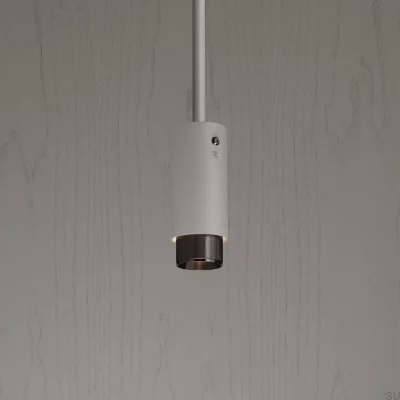 Выхлопная система Linear Steel Grey с точечным светильником Gun Metal