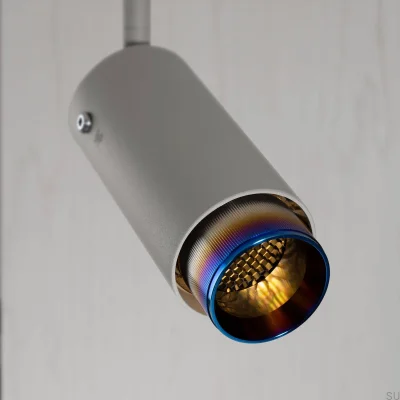 Выхлопная система Linear Steel Grey с прожектором Burned Steel Track