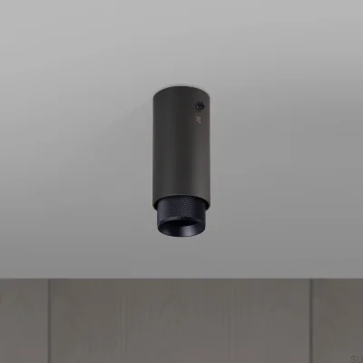 Потолочный точечный светильник Exhaust Cross, цвет графитовая сталь с черным