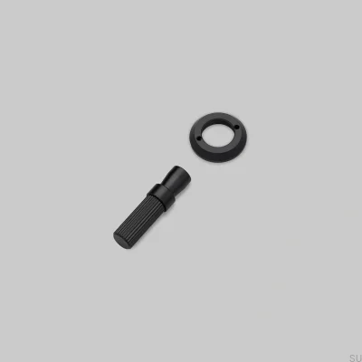 Декоративный набор для выключателя Detail Linear Steel Black