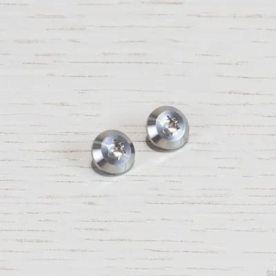 Винтовая крышка с длинной ручкой, серебристая, линейная Torx