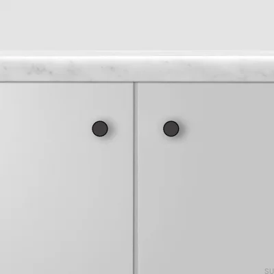 Мебельная ручка Linear 12, сталь, черная (комплект из 2 шт.)