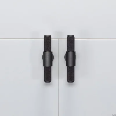 Мебельная ручка T-Bar Cross 95 из обожжённой бронзы