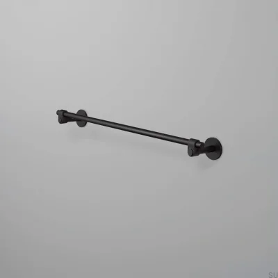 Вешалка для полотенец из литой стали 300, черная, сварщика