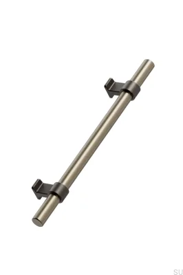 Алюминий Bond 2x544, матовое золото, удлиненная мебельная ручка из античной бронзы