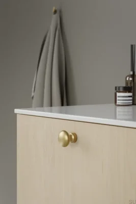 Металлическая ручка для мебели Baron 32, тёмно-матовое золото