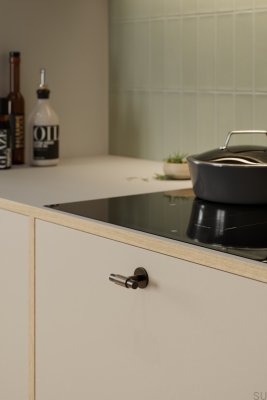 Металлическая ручка для мебели T-Bar Manor 30, матово-коричневая