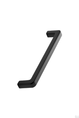 Ручка мебельная продолговатая Mango 192, металл, черный матовый