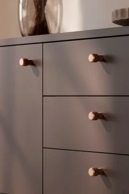 Мебельная ручка Brooklyn 20, алюминий, коричневый, матовый