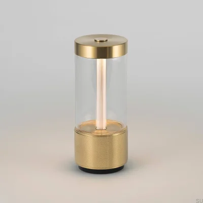 Латунная портативная лампа на вынос