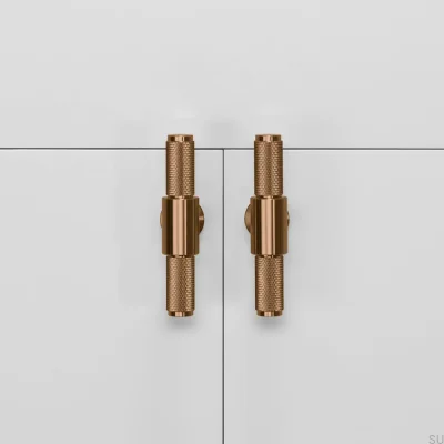 Т-образная поперечная ручка для мебели из стали 95 мм, модель Wam Sunset.