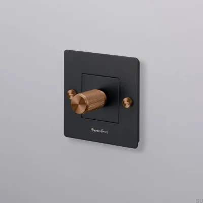 Светодиодный светильник Cross 1G 250 Вт, стальной, черный, с диммером Warm Sunset, европейского стандарта, с логотипом.