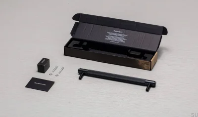 Длинная мебельная ручка Cross 225 из стали, цвет «Теплый закат»