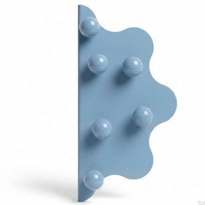 Ручка для мебели Mare 200 Steel Blue Edge с синими шариками