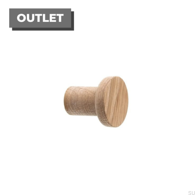  Деревянная настенная вешалка из дуба Basic 40 — отбеливающее масло