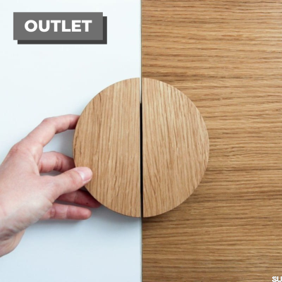 Ручка для мебели Basic 130 Wooden Oak Oil Soft Бесцветный Полуматовый