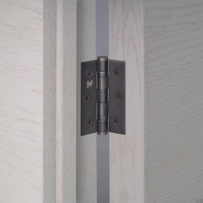 Дверные петли 76 x 51 x 2 мм, латунь, обожженная бронза (комплект из 2 шт.)