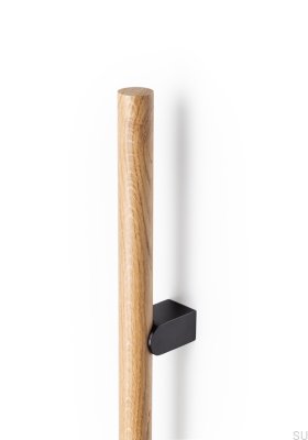 Ручка для мебели Kumo Wood 320 из дуба с черным титановым алюминиевым покрытием